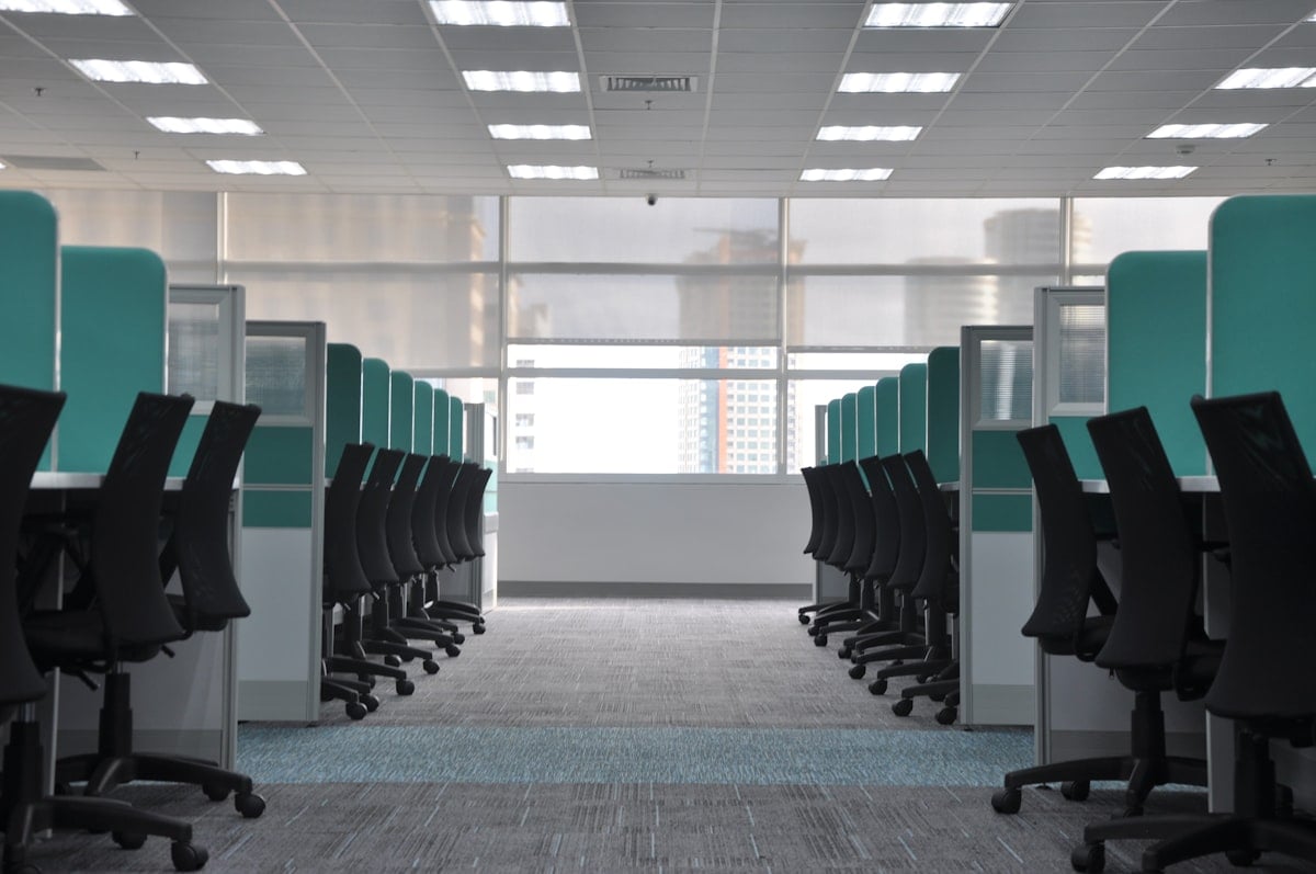 Bureaux vides d'entreprise