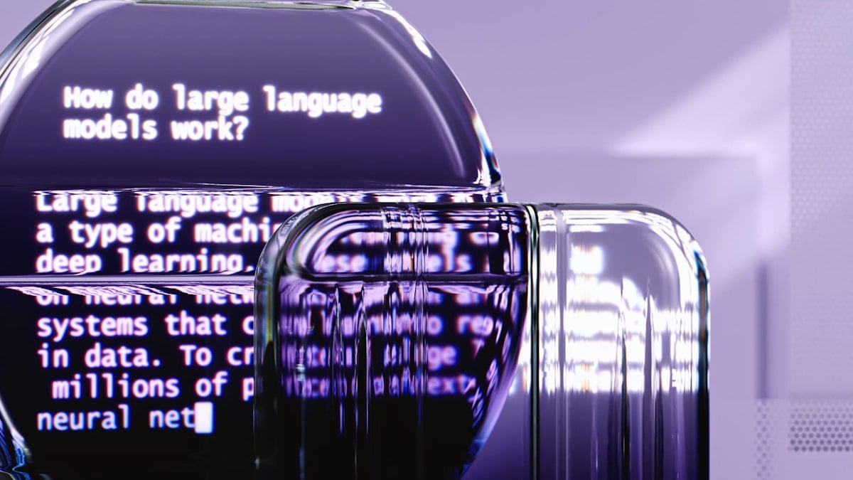 Robot IA cerveau lumineux
