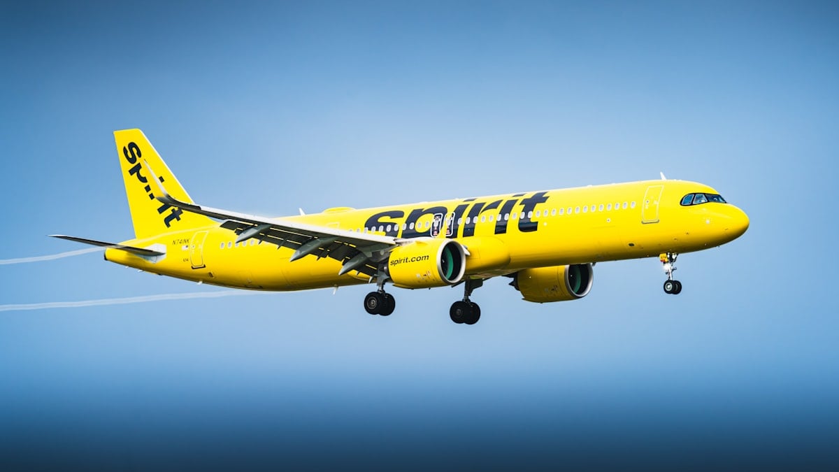 Avion Spirit Airlines intérieur