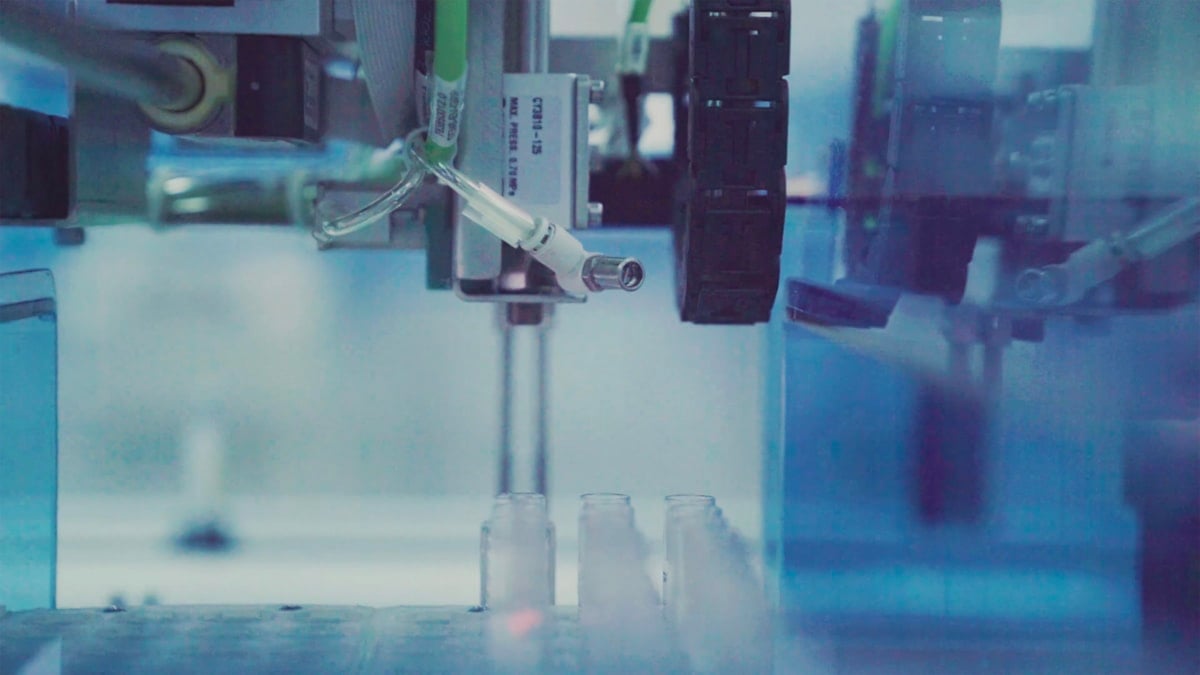 Laboratoire automatisé de chimie