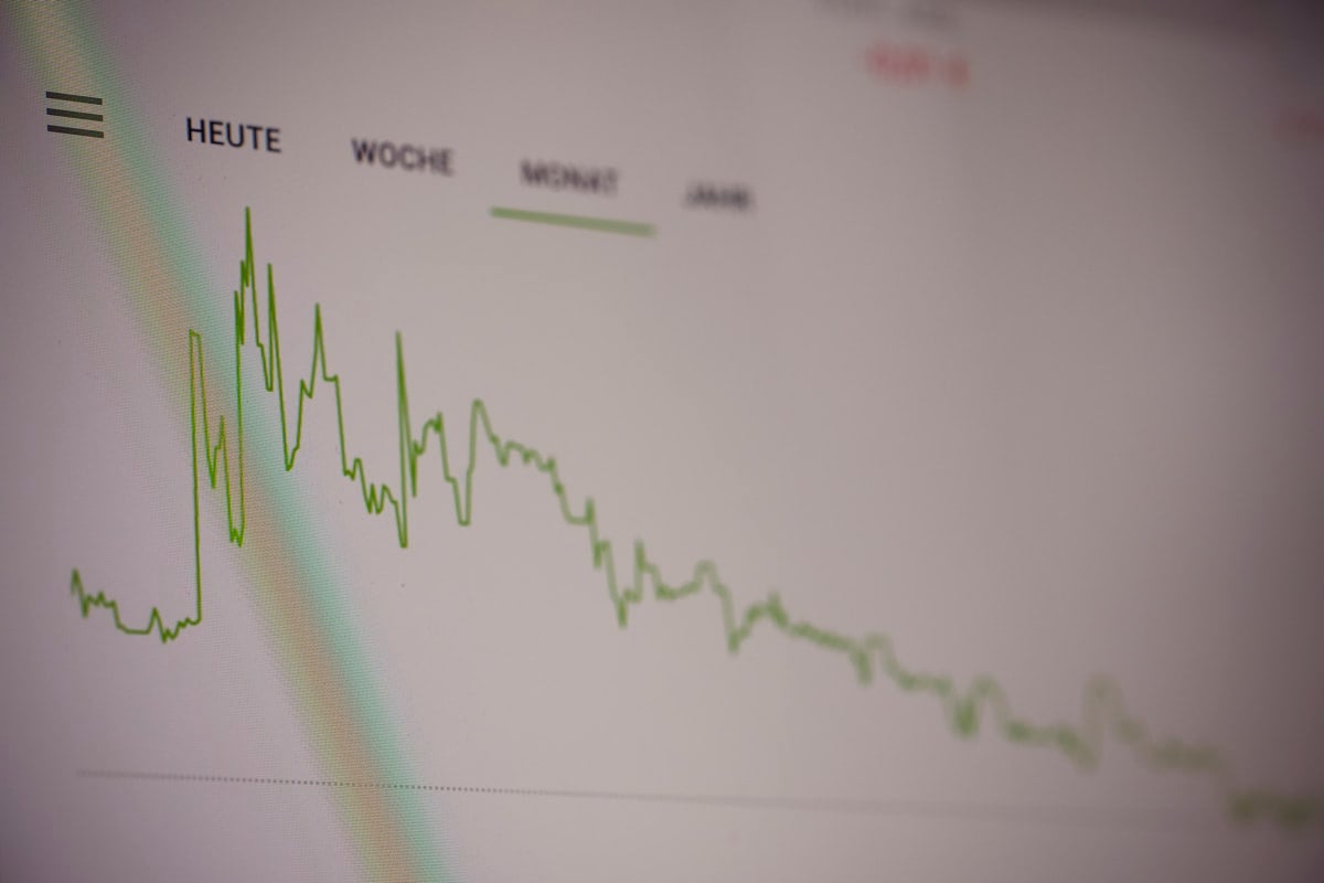 Écran de code avec