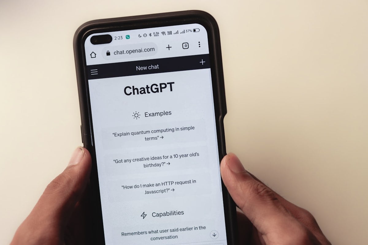 ChatGPT interface santé