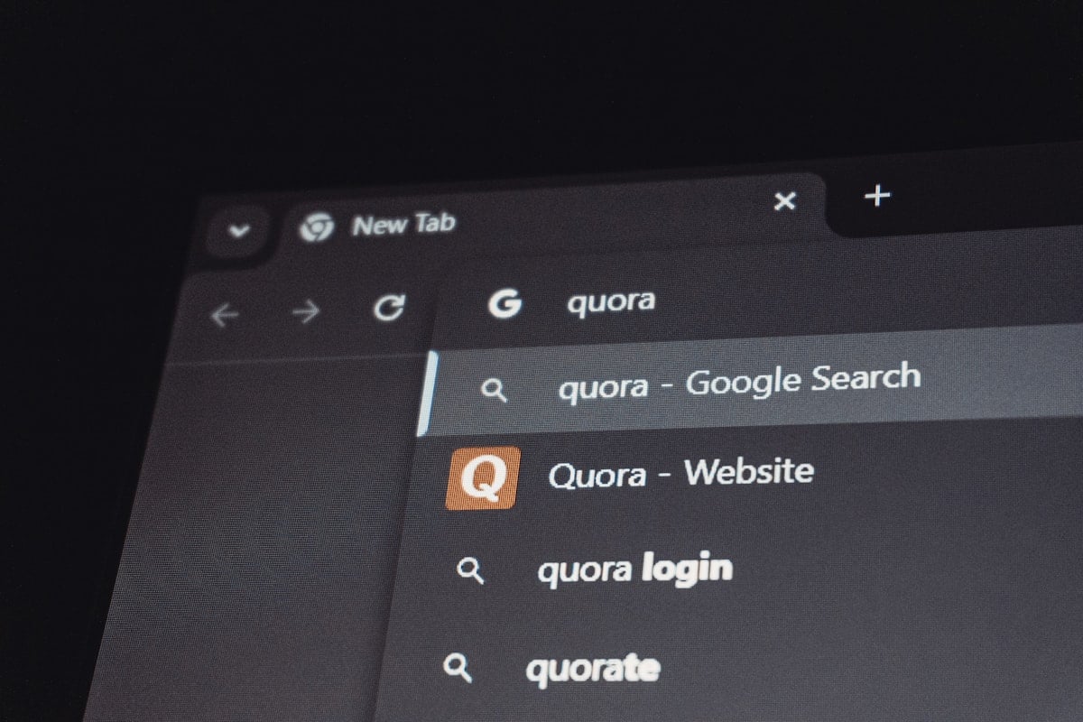 Interface de recherche web